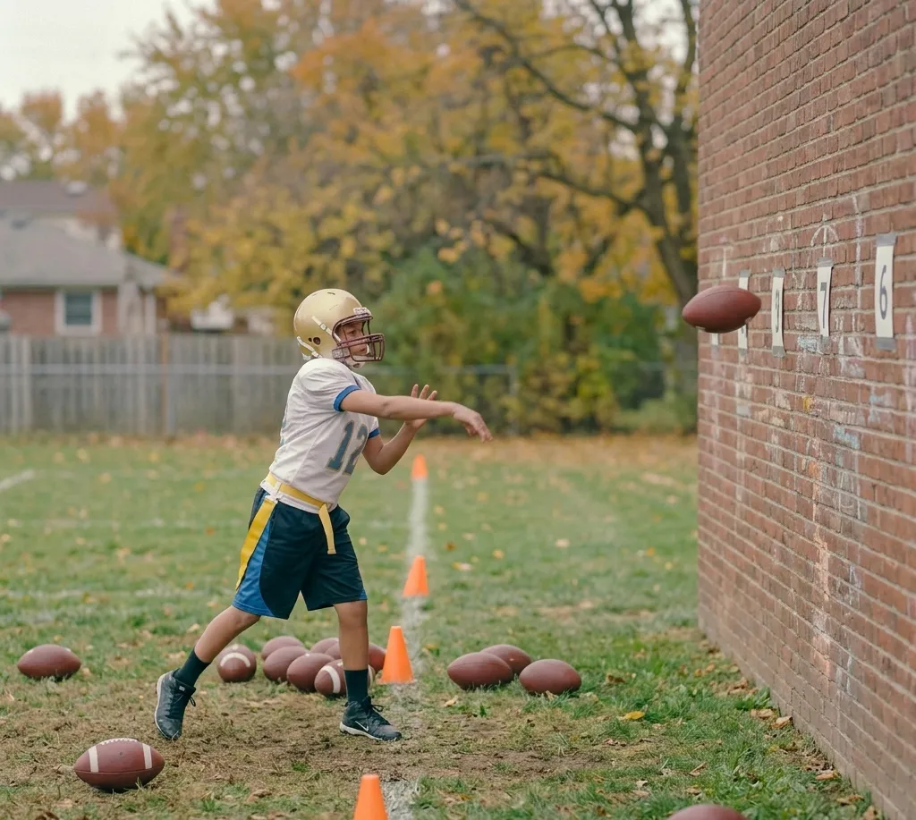 football drills for beginners practicing alone at home