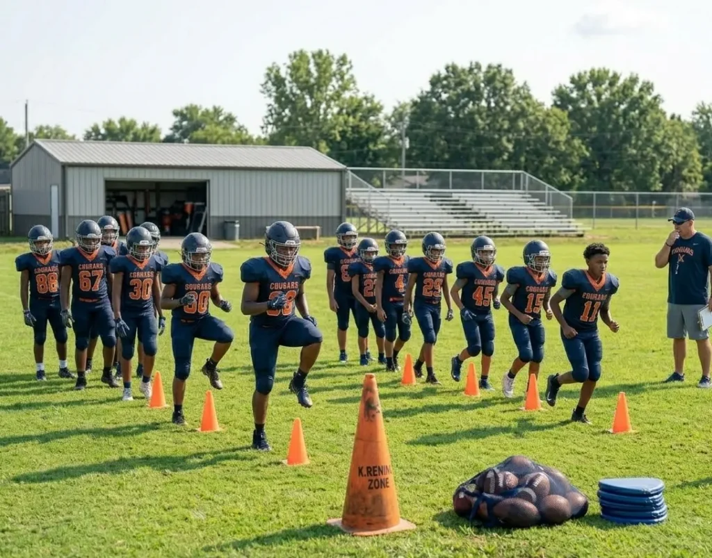 football warm up drills for beginners