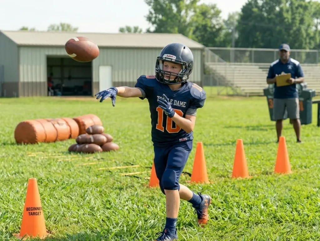 quarterback quick pass drill step by step
