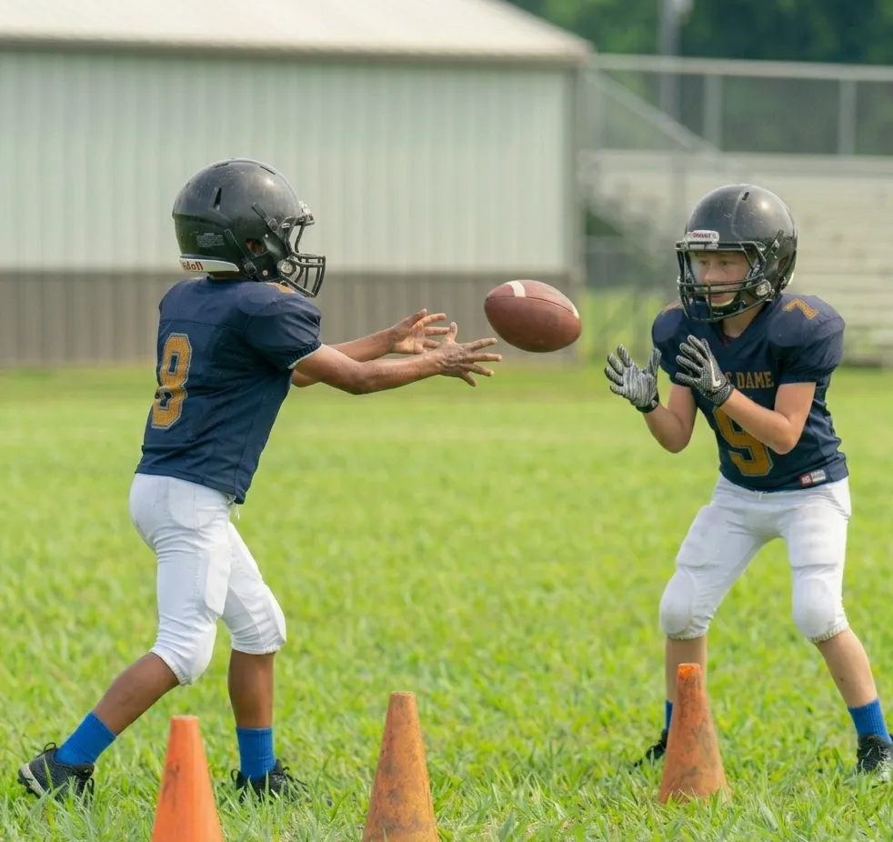 youth football passing drills for beginners kids