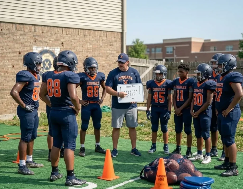 Youth Football Practice Plan Session
