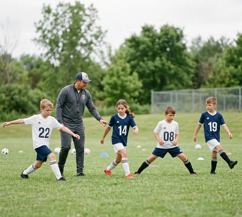 football stretching drills for beginners team practice warm up routine