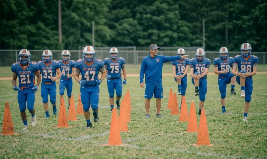 Football Warmup and Conditioning Drills for Beginners (Step-by-Step Guide) football warmup and conditioning drills for beginners on field