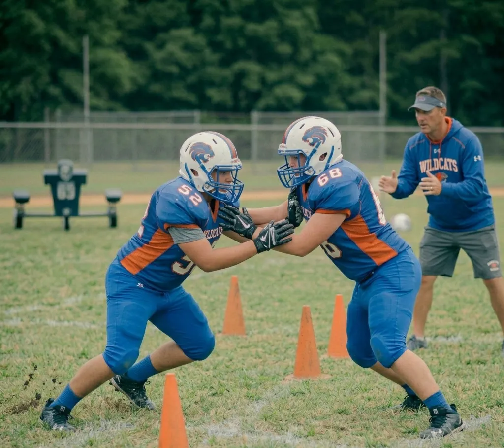 football hand fighting drill for beginners hand placement