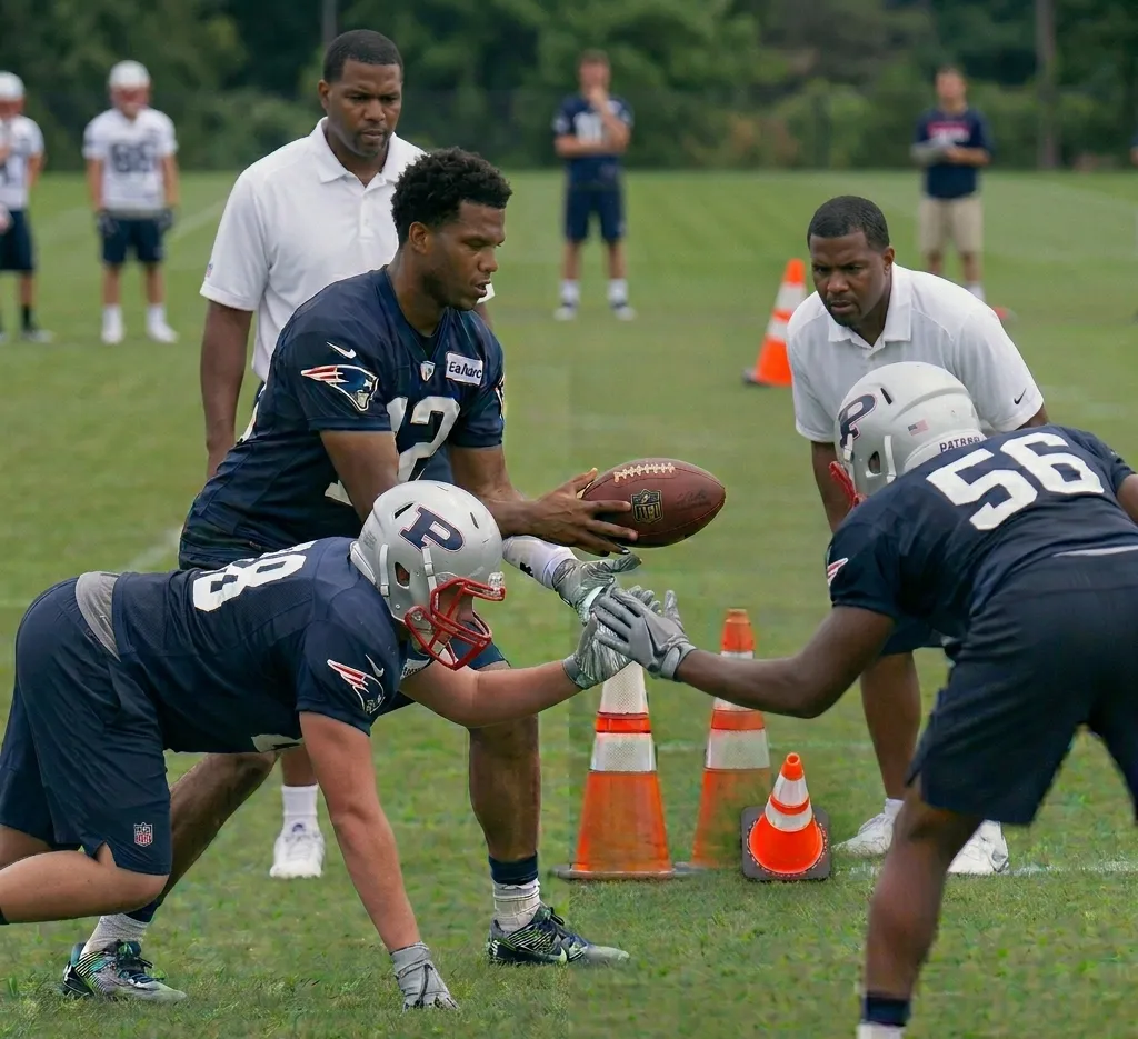offensive line blocking drill youth football