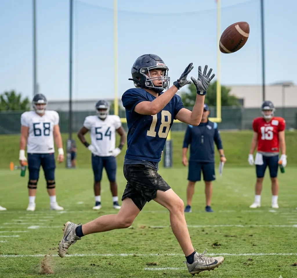 over the shoulder catch drill football deep pass tracking