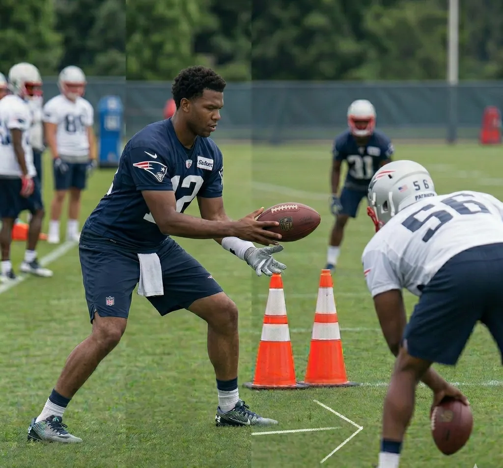 quarterback rollout drill throwing on the move