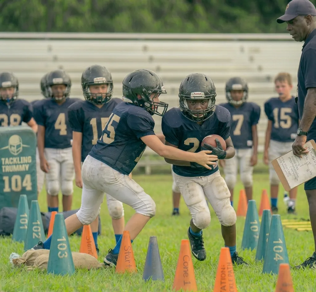 sideline tackling drill youth football