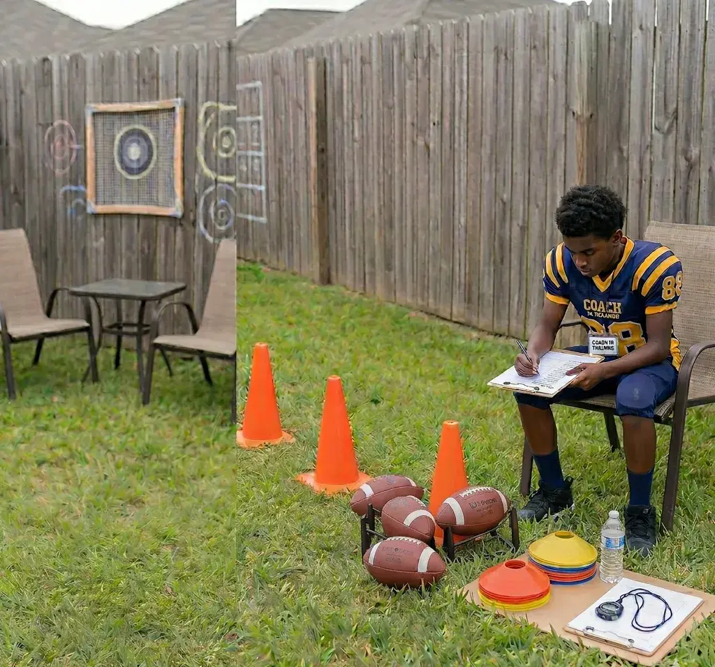 Young Footballer Routine Backyard Football Practice Drills for Beginners(+20 Minute Routine)